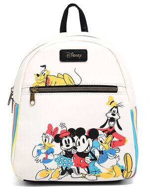 Loungefly Disney Sensational 6 Six Mini Backpack Daisy Pluto Mickey Friendship